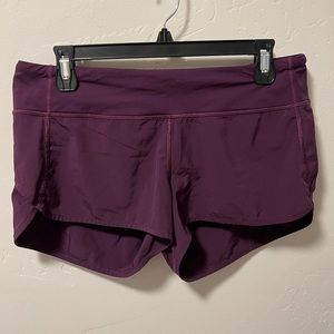 Lululemon Speed Up Shorts Purple Size 8
